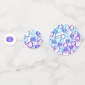 Confettis en forme de lettre "O" (Derrière)