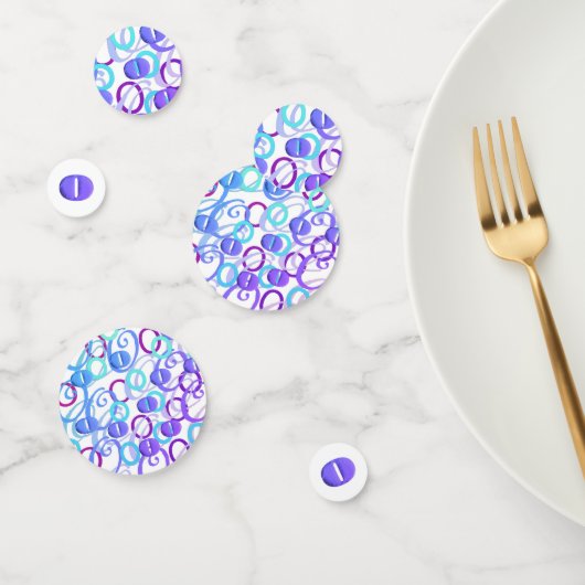 Confettis en forme de lettre "O" (Groupe)