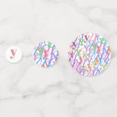 Confettis en forme de lettre "Y" (Derrière)