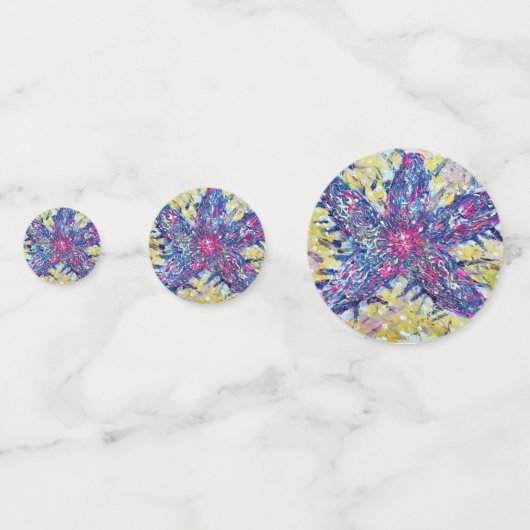 Confettis en forme d'étoiles de mer (Derrière)