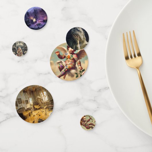 Confettis Encre et innocence — victorienne gothique (Groupe)