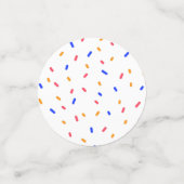 Confettis Enfant Anniversaire Bleu Chat Décoration (Petit recto)