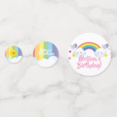 Confettis Enfants Cloud et Arc-en-ciel Anniversaire personna (Devant)