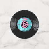 Confettis Enregistrement de l'heure de fin 45 tr/min (Petit recto)