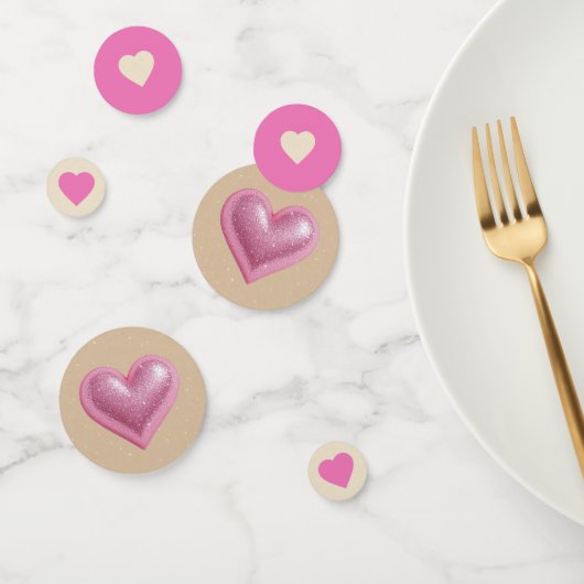 Confettis Enterrement de vie de jeune fille Rose Fête (Groupe)