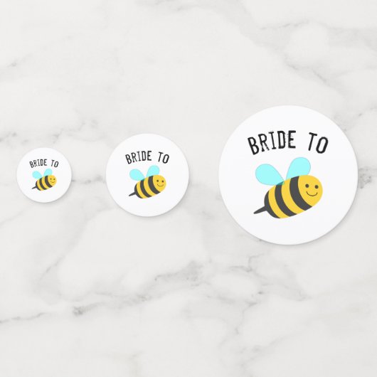 Confettis Épouse à Bee (Devant)