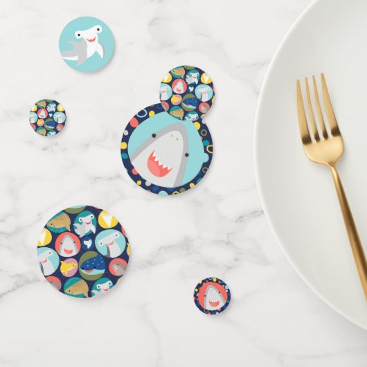 Confettis Espèces de requins mignons (Groupe)