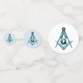 Confettis Esprit maonique (BrightBlue) (Derrière)