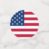 Confettis États-Unis Drapeau étoiles et rayures (Petit recto)