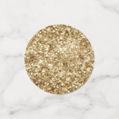 Confettis Etoiles Bleues de la Marine d'or éparpillées Confe (Petit recto)