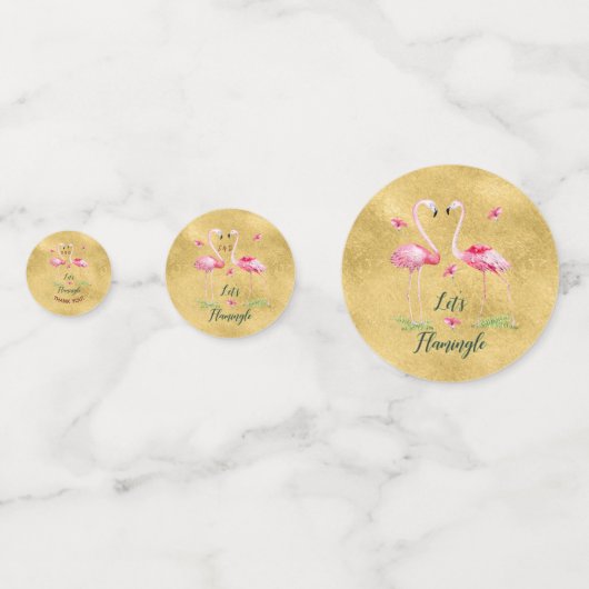 Confettis Événements Mariage Anniversaire Floral Luau Flaman (Derrière)