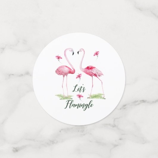 Confettis Événements Mariage Anniversaire Floral Luau Flaman (Petit recto)