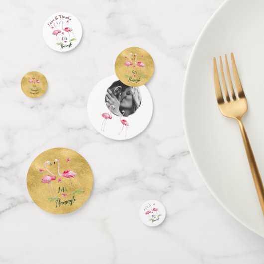 Confettis Événements Mariage Anniversaire Floral Luau Flaman (Groupe)