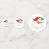 Confettis Face Père Noël vintage (Derrière)