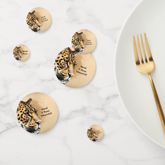 Confettis Faire-part de mariage sauvage inspiré par la natur (Groupe)