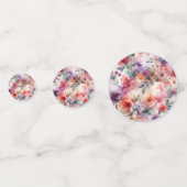 Confettis Fairy Premier anniversaire Enchanted Floral Aquare (Derrière)