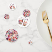 Confettis Fairy Premier anniversaire Enchanted Floral Aquare (Groupe)