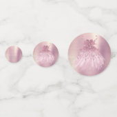 Confettis Fairy Wing Mauve Gown | Luxueux Tône Rose Dusty (Devant)