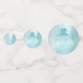 Confettis Fairy Wing Mint Gown | Luxe Pearl Green Aqua Sheen (Devant)