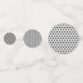 Confettis Fantôme squelette d'Halloween moderne (Derrière)