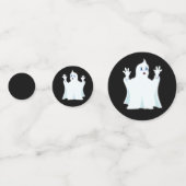 Confettis Fantômes Hallowen éffrayant sur le noir et le viol (Derrière)