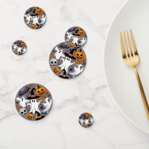 Confettis Fantômes Monstres mignons Éffrayants et Déplaisant