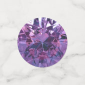 Confettis Faux Alexandrite Gemstone Diamant (Petit recto)