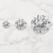 Confettis Faux White Diamond (Derrière)