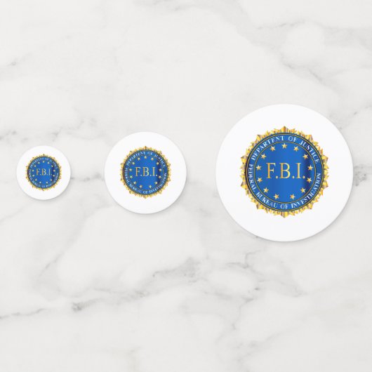 Confettis FBI Spoof Seal (Derrière)