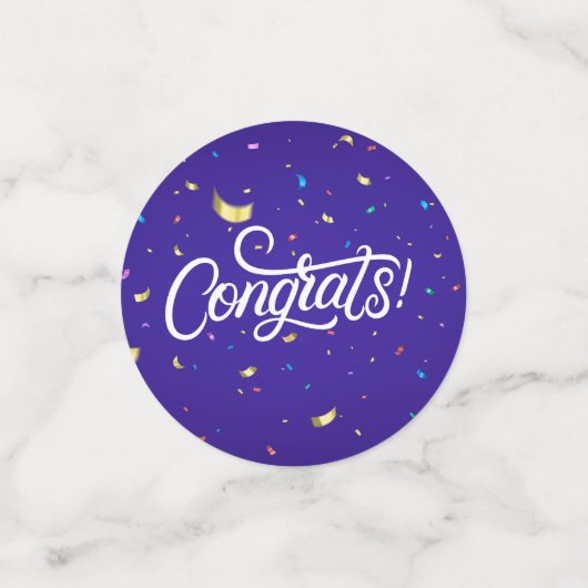 Confettis Félicitations  (Petit recto)