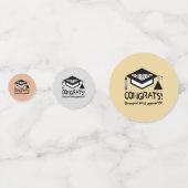 Confettis Félicitations, diplômé 2024 ! (Devant)