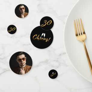 Confettis Félicitations pour 30 Ans Photo Anniversaire Adult