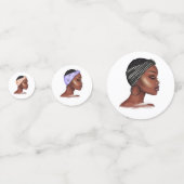 Confettis Femme noire (Devant)