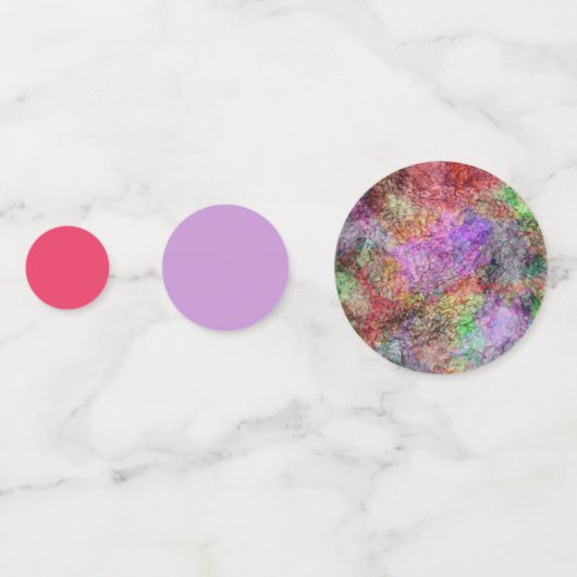 Confettis Festivals de créatures de rose violet (Derrière)