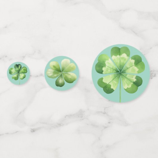 Confettis Festivals et Shamrocks (Devant)