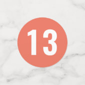 Confettis Festive et audacieuse Couleur montre Anniversaire (Petit recto)