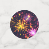 Confettis Festive feux d'artifice des coeurs (Petit recto)