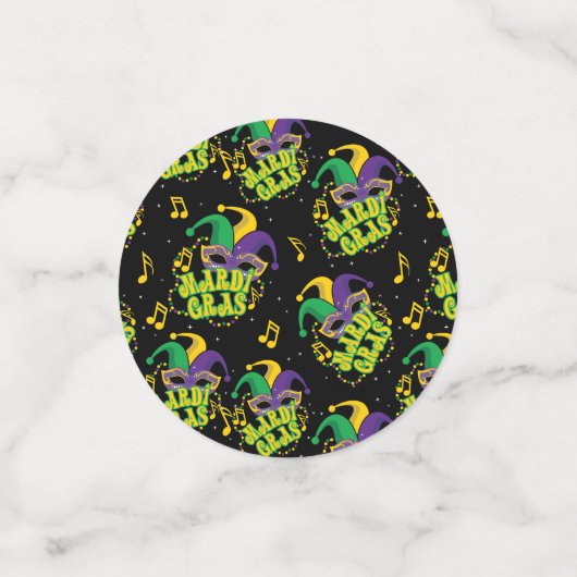 Confettis Festive Mardi Gras (Petit recto)