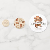 Confettis Fête à thème Cowboy et Cowgirl (Devant)