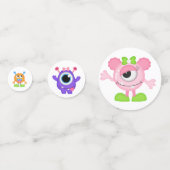 Confettis Fête à thème Petit Monstre (Derrière)