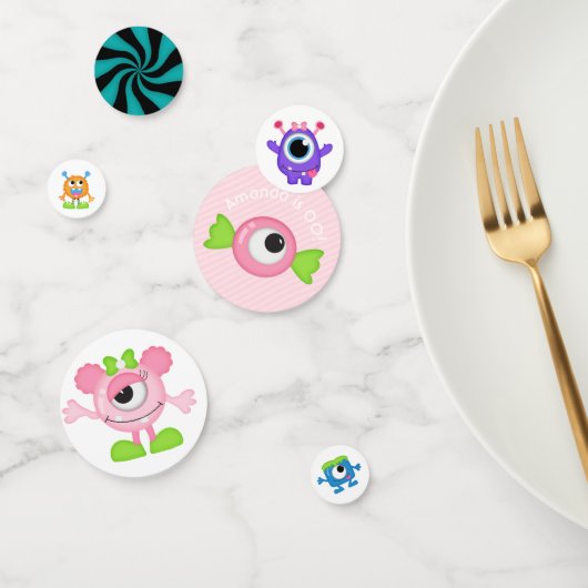 Confettis Fête à thème Petit Monstre (Groupe)