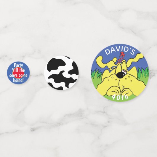 Confettis Fête Animaux Anniversaire (Derrière)