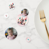 Confettis Fête d'anniversaire à thème du dragon de fille (Groupe)