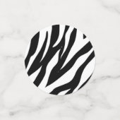 Confettis Fête d'anniversaire chic safari avec impression zè (Petit recto)