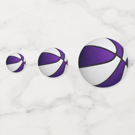 Confettis fête d'anniversaire de basket des filles blanches (Derrière)