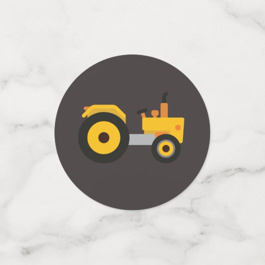 Confettis Fête d'anniversaire de la construction (Petit recto)