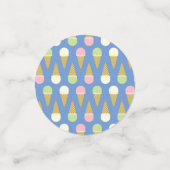 Confettis Fête d'anniversaire de la crème glacée (Petit recto)