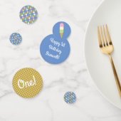 Confettis Fête d'anniversaire de la crème glacée (Groupe)