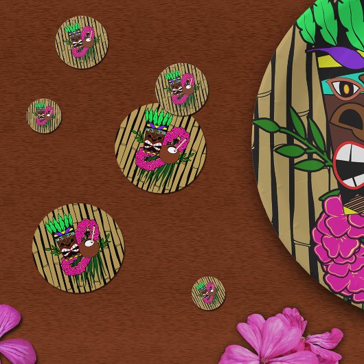 Confettis Fête d'anniversaire de Luau