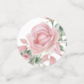 Confettis Fête d'anniversaire de Rose rose (Petit recto)